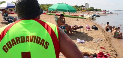 alt="guardavidas en la playa"