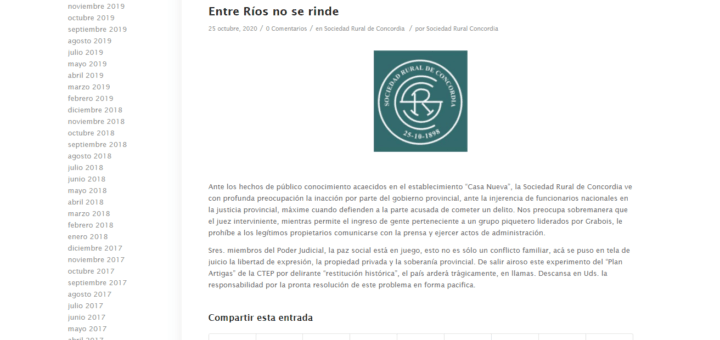 alt="el comunicado de la sociedad rural de concordia"