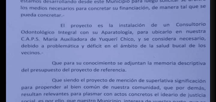 alt="nota de pedido elevada a la Delegación Argentina ante la CTM de Salto Grande"