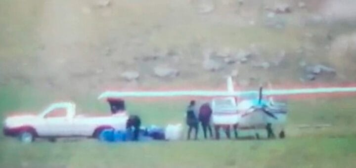 alt="avioneta con drogas"