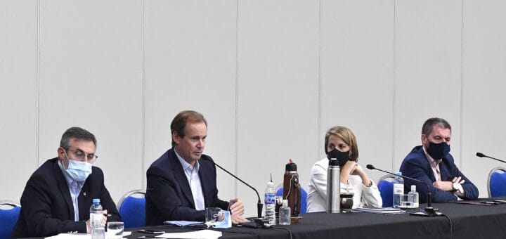 alt="Bordet con la Liga de Intendentes Justicialistas"