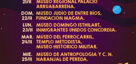 alt="grilla de la noche de los museos en Concordia"