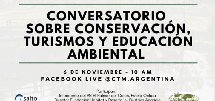 alt="aviso publicitario del conversatorio"