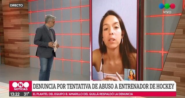 alt="Sol Alarcón, una joven concordiense que vive en Santa Fe, denunció al ex entrenador de hockey del Club Quillá"