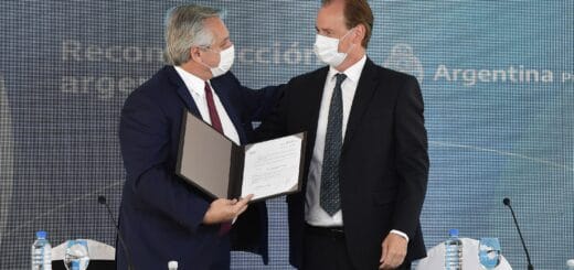 alt="el presidente alberto fernández y el gobernador gustavo bordet en Concordia"