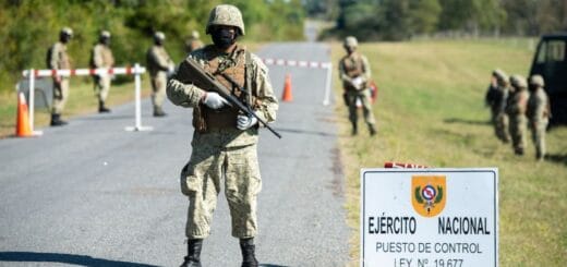 alt="puesto de control del ejército uruguayo"