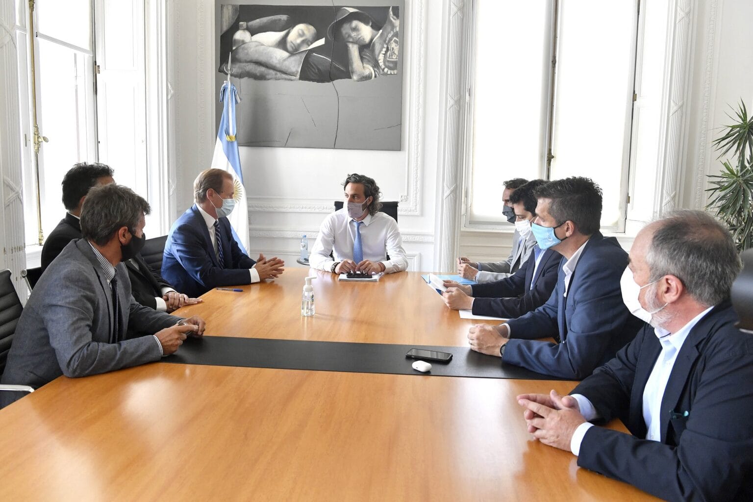 Acordaron ejecutar de obras de defensa costera y de la Costanera Nébel