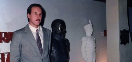 alt="el ex intendente Buchanan durante su juventud"