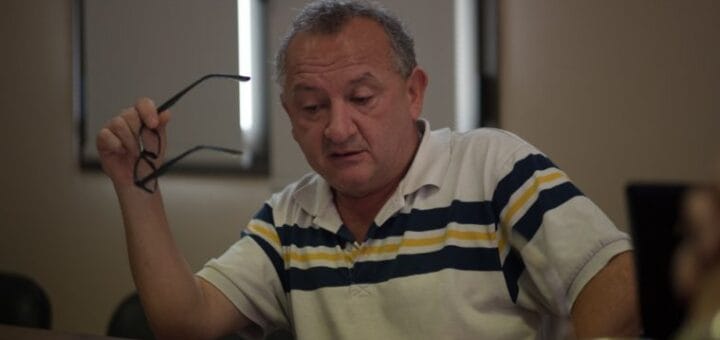 alt="Guillermo Zampedri, secretario gremial de Agmer"