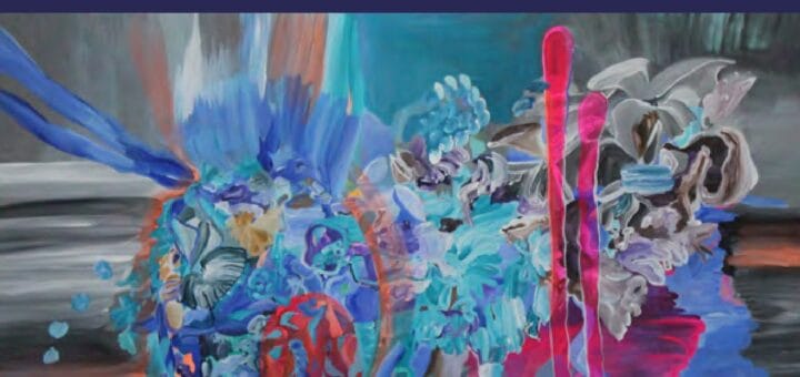 alt="portada de la revista manifestaciones del amor, contiene la reproducción de una obra que está en el Museo de Artes Visuales de Concordia"