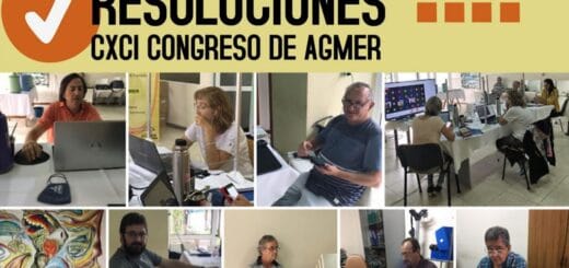 alt="participantes en el congreso virtual de AGMER"