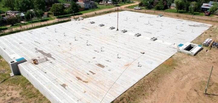 alt="vista aérea de la nueva planta potabilizadora de agua"