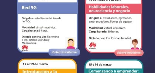 alt="aviso dando a publicidad los cursos que se dictarán en el polo binacional"