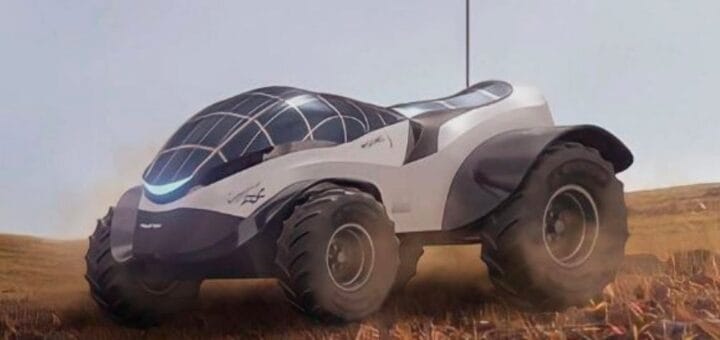 alt="en la fotografía puede verse el Huampa Serie II, uno de los tractores inteligentes para la agricultura"