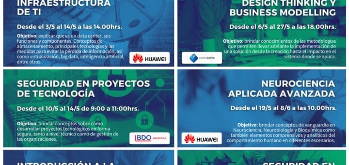 alt="banner con detalle de los cursos que se brindarán en el polo binacional"