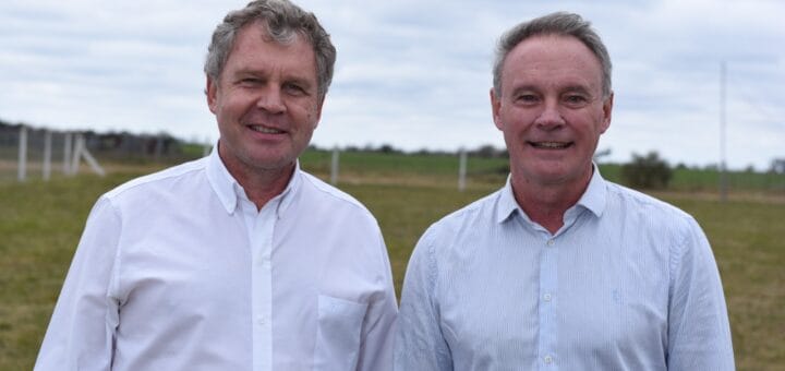alt="El intendente de Chajarí, Pedro Galimberti, y el intendente de Crespo, Darío Schneider, estarán hoy en Concordia"
