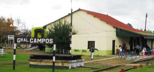 alt="en la imagen puede verse a la estación de trenes de general campos"