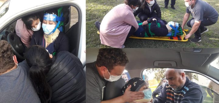 alt="Emergencias 107 de Concordia capacita a personal del hospital Santa Rosa en atención prehospitalaria"