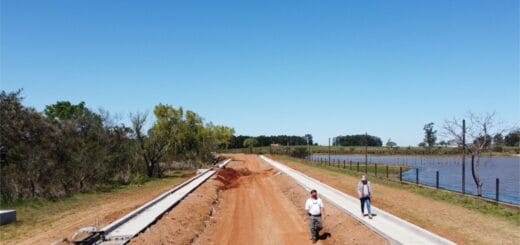 alt=", La obra de la costanera de Santa Ana, con un presupuesto de $ 9.487.029,91, es llevada adelante por la empresa Grinac S.R.L."