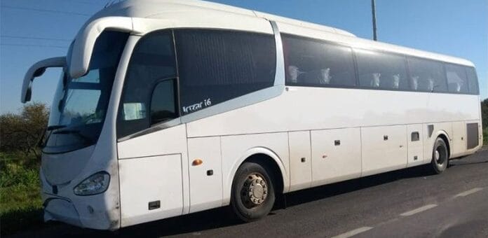 alt="El conductor del ómnibus estaba en total estado de ebriedad"