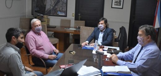 alt="El intendente Alfredo Francolini recibió a Sergio Satarain, titular de Künts Argentina"