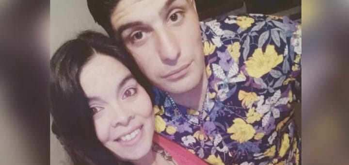 alt="José Brian López, de 26 años, y su pareja, la cabo de policía Carla Ledesma. Él la habría apuñalado y baleado, lo mismo que a la sobrina de la mujer, Eliana Ledesma"