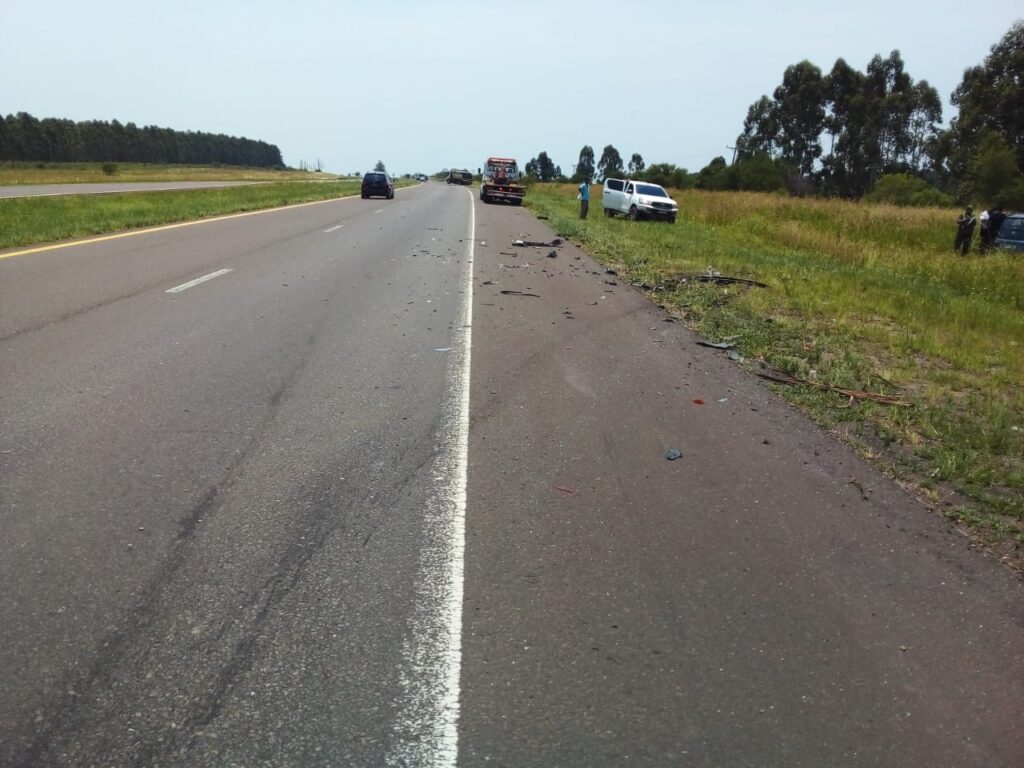 alt="La colisión se produjo en cercanías de la localidad de Pedernal"