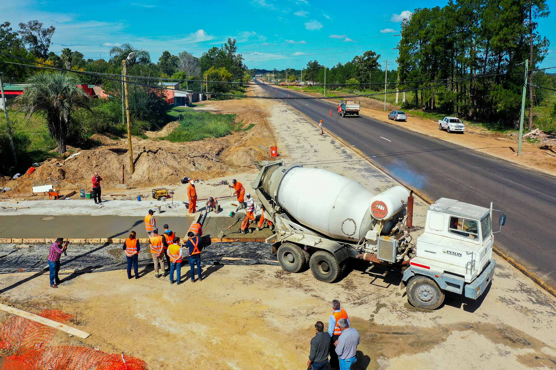 Avanza la rehabilitación de la ruta provincial 4 en el acceso a Concordia
