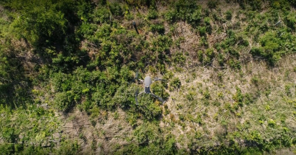 alt="Diecisiete drones operan contra incendios en zonas de difícil acceso de siete parques nacionales del país"