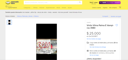 Los discos secuestrados por la Aduana en el paso fronterizo de Gualeguaychú-Fray Bentos se cotizan entre los 1.490 y los 25.000 pesos en el mercado local. (Foto: captura de pantalla).