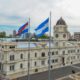 alt="Casa de Gobierno de Entre Ríos, provincia en zona roja del ranking fiscal"
