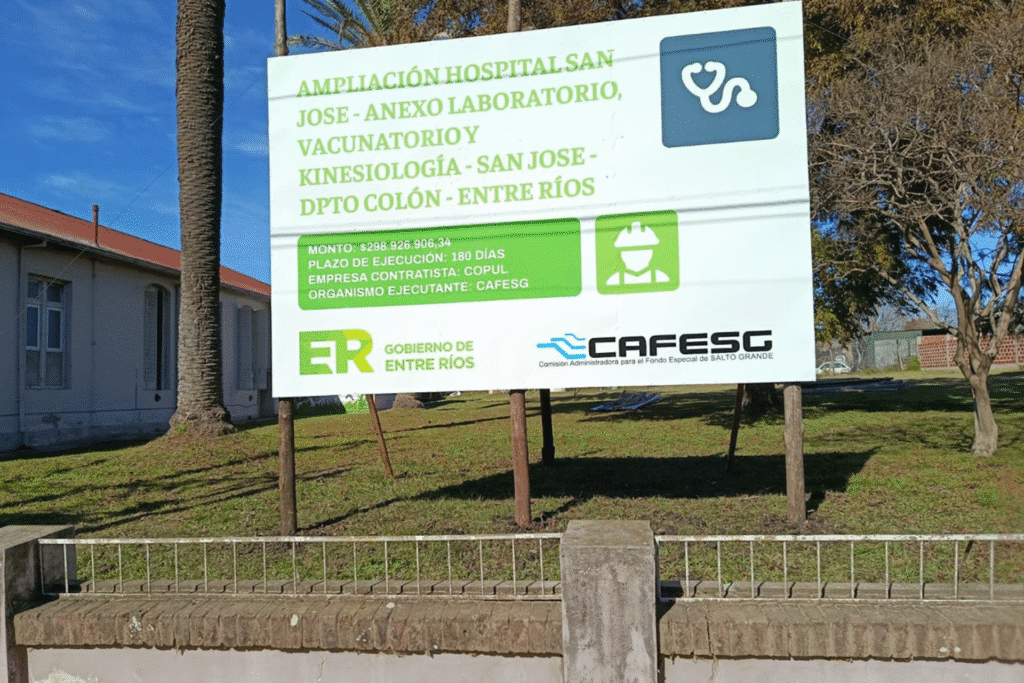 alt="Obras de Cafesg: inversiones millonarias en salud y educación para Colón y Federación"