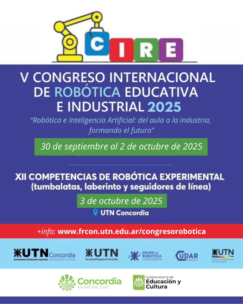 alt="el futuro de la robótica se traslada a Concordia la próxima semana con la realización de un congreso"