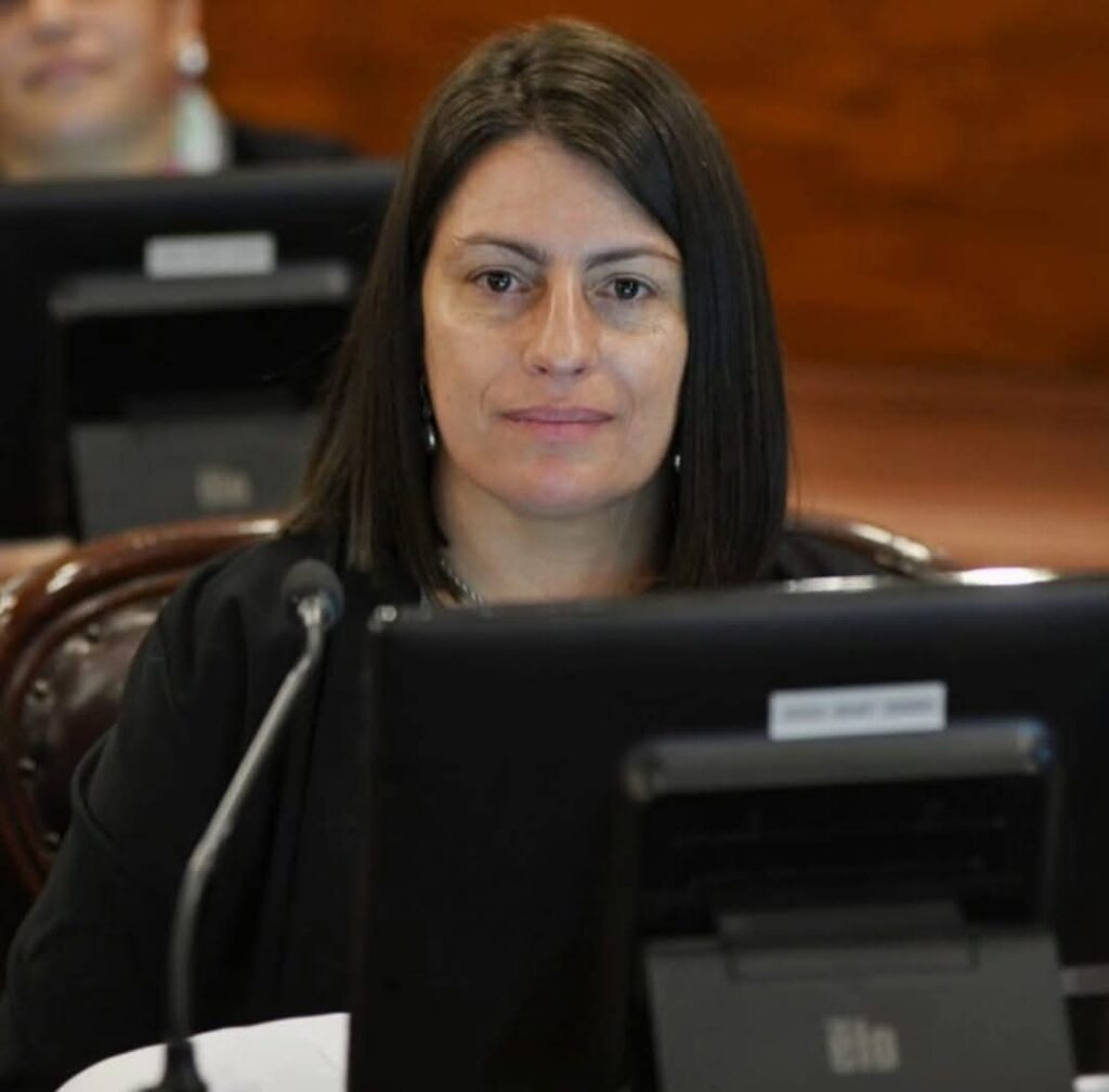 alt="La diputada provincial Carola Laner propone limitar los juicios abreviados de funcionarios públicos por corrupción. Más transparencia y penas más severas"