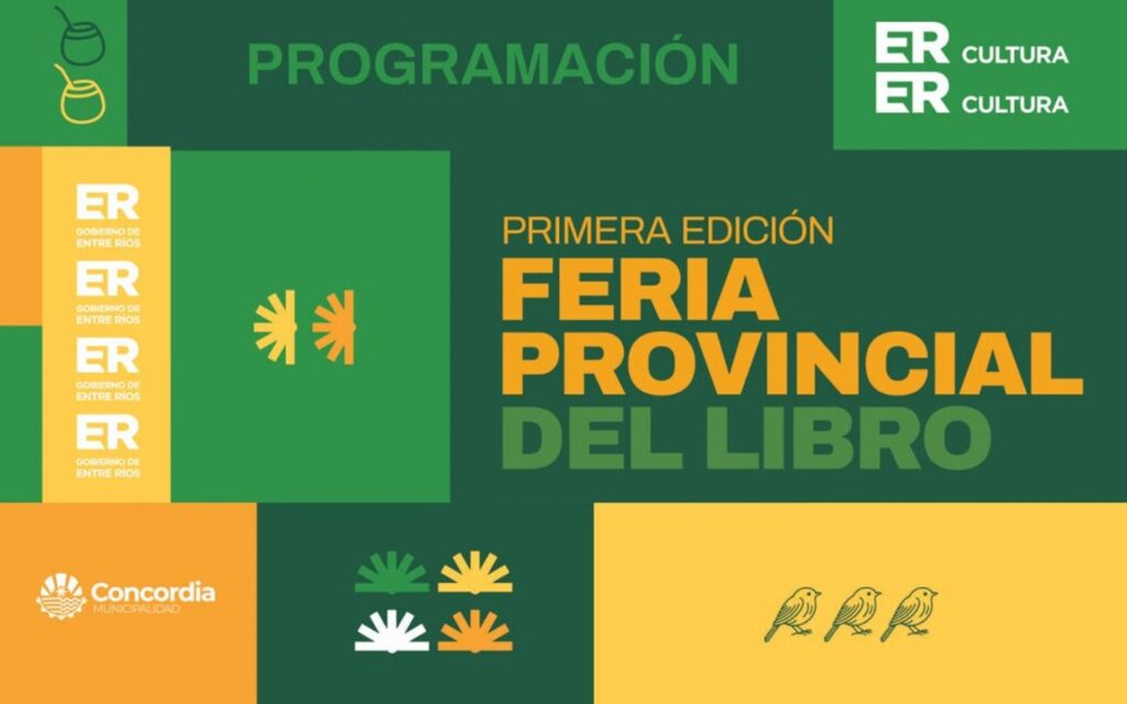 alt="flyer de la Feria Provincial del Libro en Concordia"