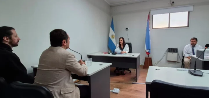 alt="Pablo Laurta, acusado del crimen del conductor de uber , durante la audiencia en que se le dictó prisión preventiva"