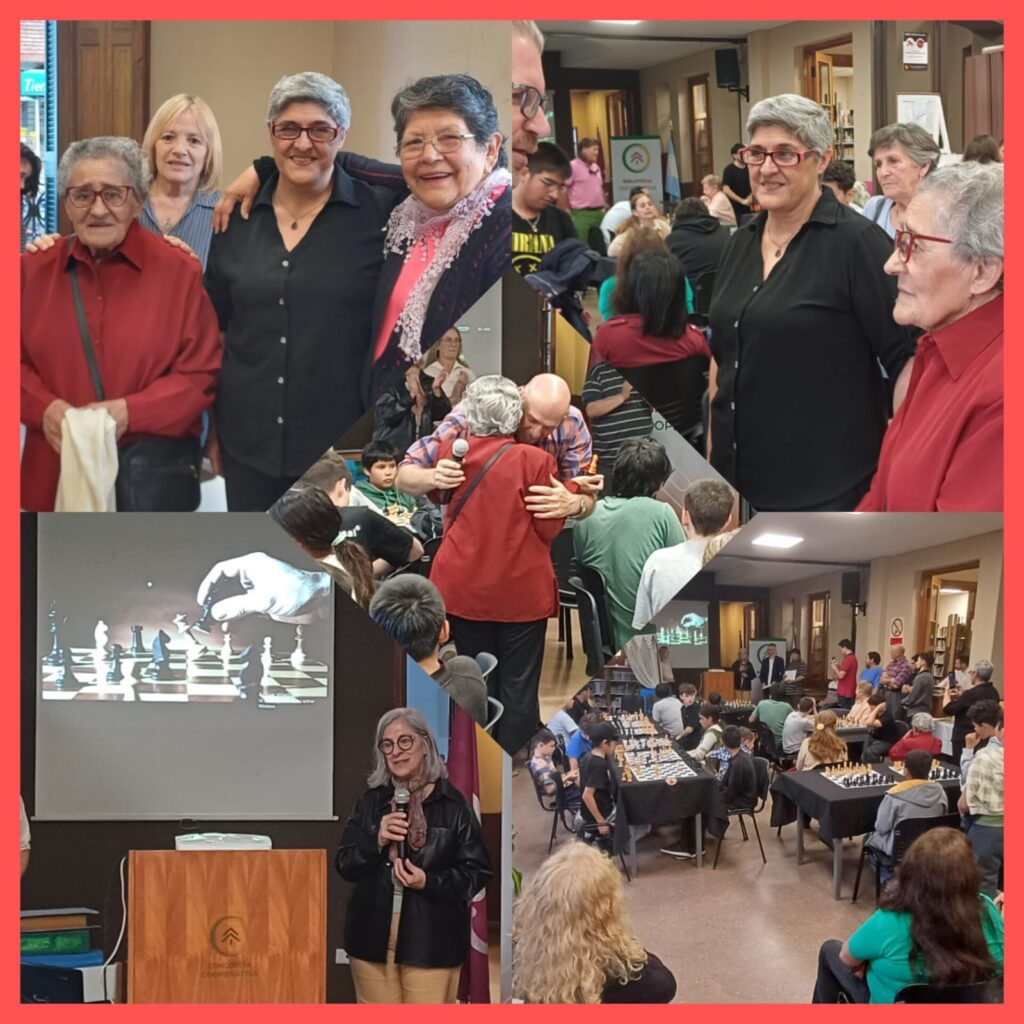 alt="Concurrido homenaje a Federico Ramírez en Concordia. El encuentro de ajedrez reunió a alumnos y colegas del profesor"