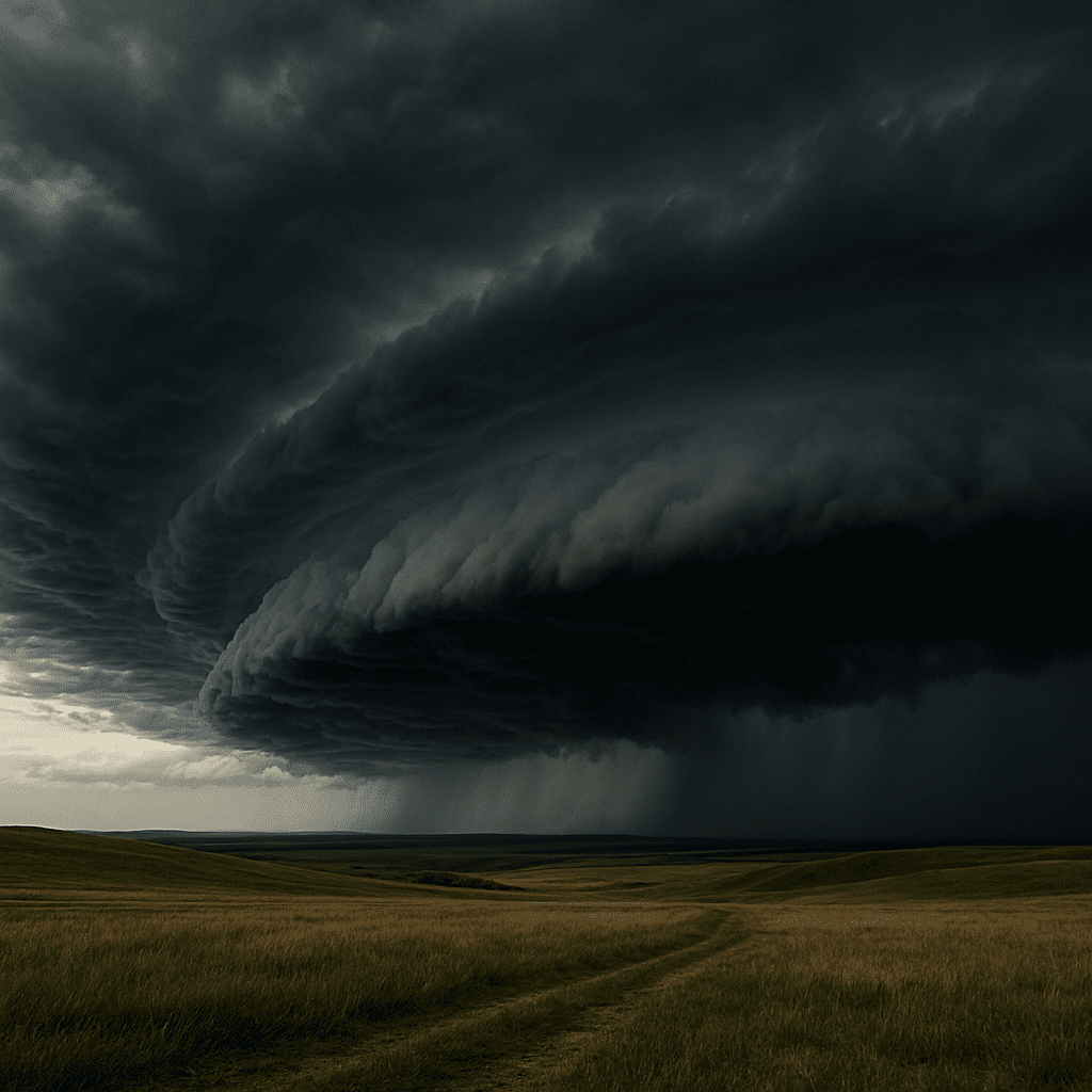 alt="El SMN emitió una alerta por tormentas de nivel naranja para hoy. Se esperan ráfagas y lluvias intensas en la provincia"