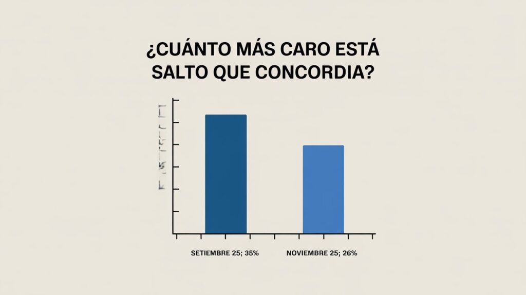 alt="La brecha de precios Salto-Concordia cayó a 26% en noviembre según IPF de UCU"