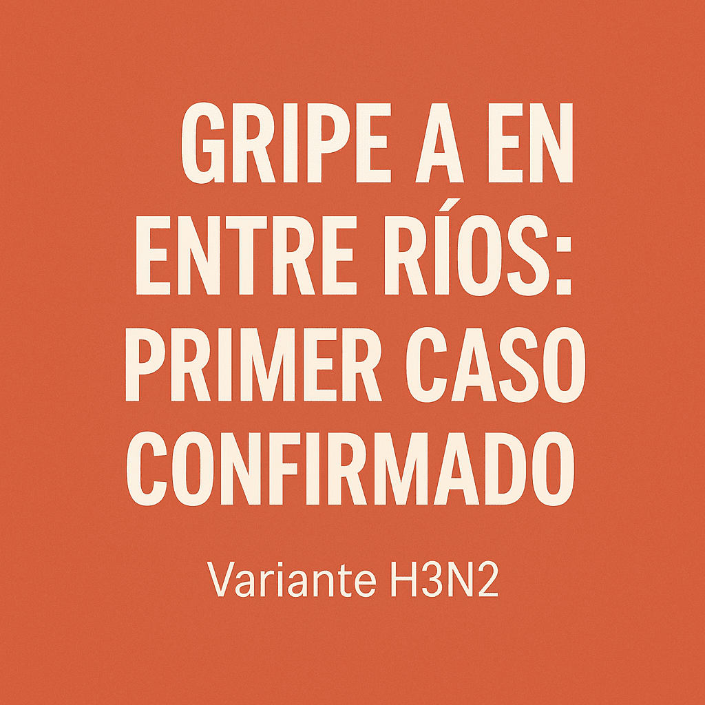 alt="Salud confirmó el primer caso de gripe A (H3N2) en Entre Ríos. Atención a los síntomas, a la variante y a cómo prevenirla"