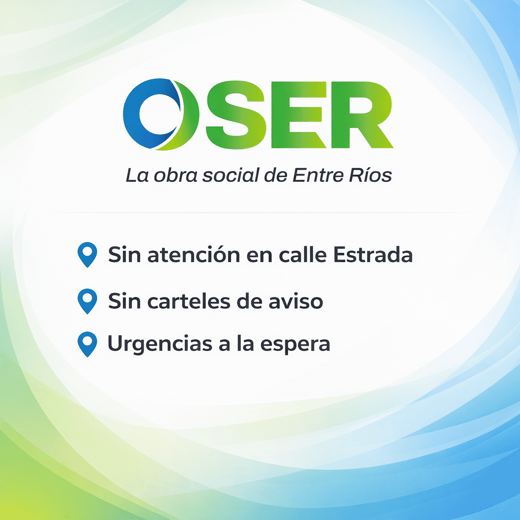 alt="Insólito: cierra OSER en Concordia por un curso. Cientos de afiliados quedaron a la deriva y sin un aviso previo"