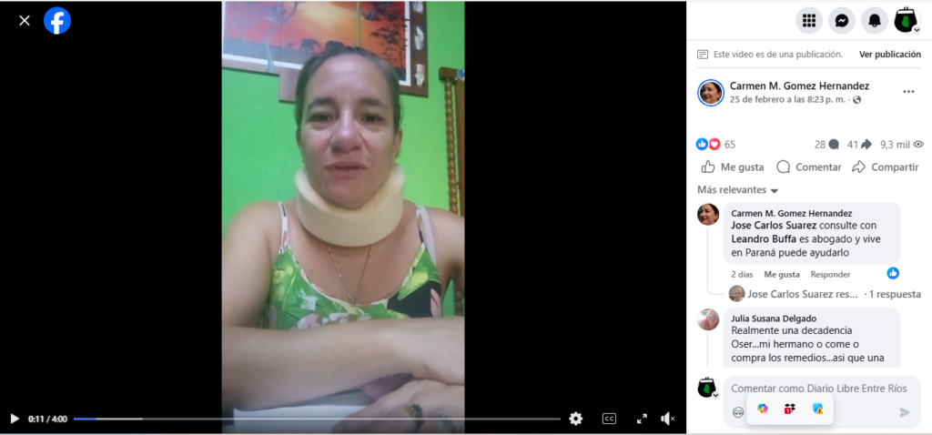 alt="Crece la crisis en OSER: afiliados de Concordia denuncian desidia, demoras y la falta de médicos"