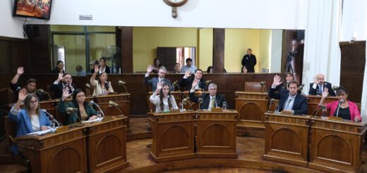 alt="Concejales de Concordia votando el proyecto de Emergencia Ambiental en Concordia el 19 de marzo de 2026"