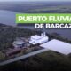 alt="Vista de la costa del río Uruguay en Concordia donde se proyecta el puerto de barcazas"