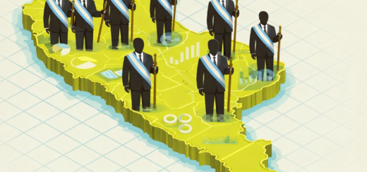 alt="Ilustración del ranking de la consultora CB de gobernadores en mayo de 2026 con mapa de Argentina"