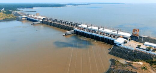 alt="Represa de Salto Grande, punto clave para la preparación ante el fenómeno de El Niño en Concordia"