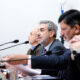 alt="Debate de la reforma previsional Entre Ríos en el Senado: Boleas y Bagnat exponen ante los senadores en el Salón de los Escudos, 10 de junio de 2026"