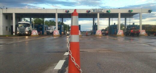 alt="Estación de peaje Yeruá en Entre Ríos donde se aplica el aumento de peajes en Ruta 14"