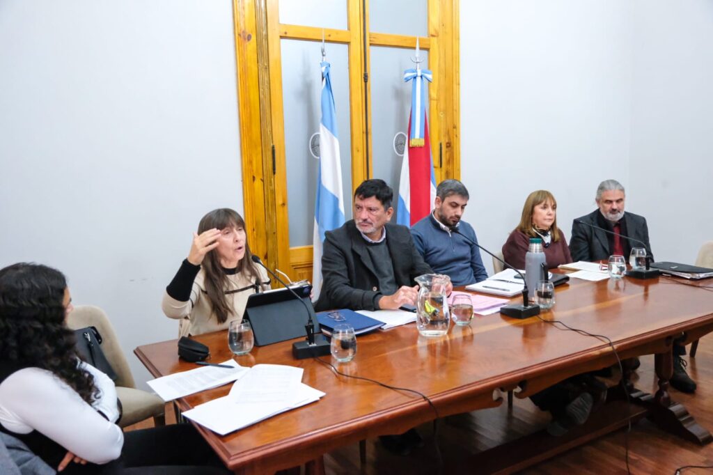 alt="Representantes de UPCN en el Senado, en el marco del debate previo al pedido de informe actuarial de la reforma previsional"